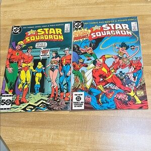 #0914+DC Comics All-Star Squadron Vibrant Comic Duo
